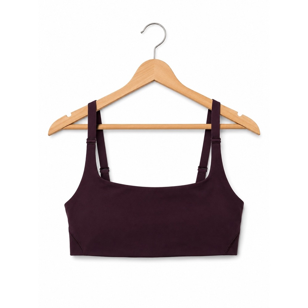 Lululemon Wundermost Ultra-Soft Nulu Scoop Neck Bralette Goodnight Plum Size 4